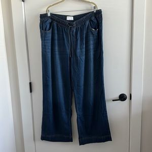 Lane Bryant Denim Wide Leg Jogger